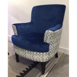 Fauteuil HEIDI bleu