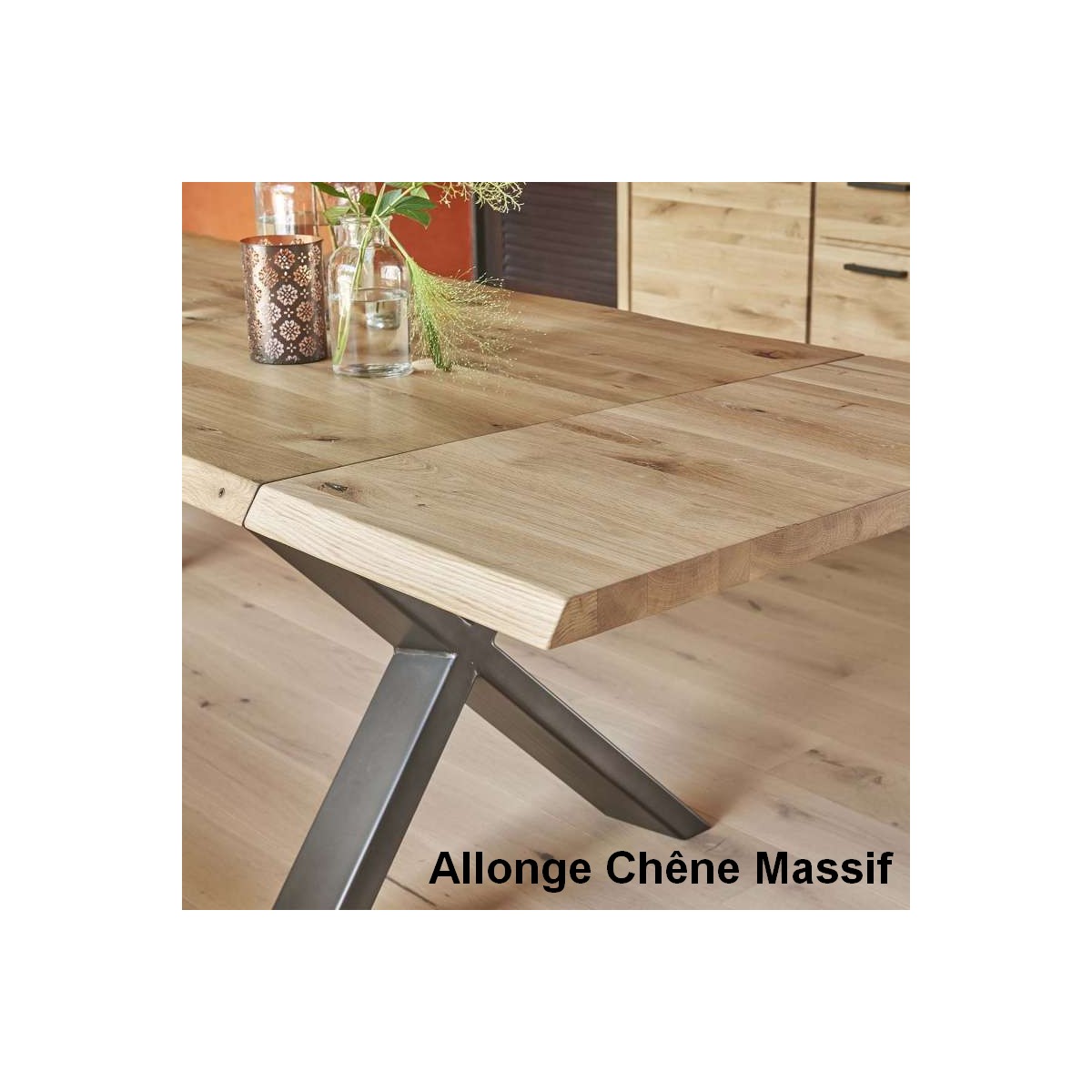 Allonge chêne massif