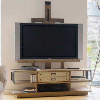 Meuble TV chevalet Bois