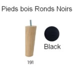 Bois rond noir191