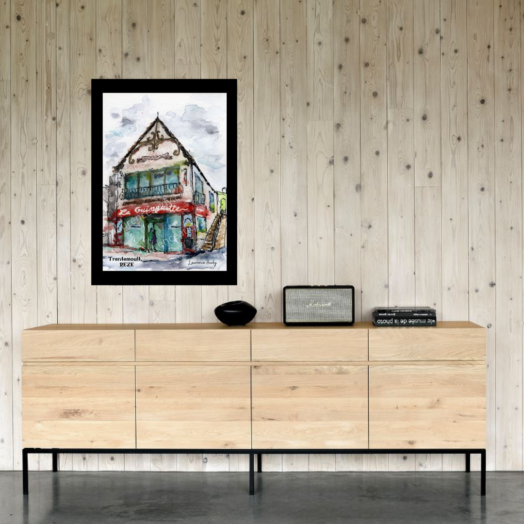 Nantes Guinguette buffet chêne Ethnicraft