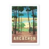 arcachon plage affiche