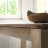 51943 Oak Slice extendable dining table detail
