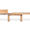 52066 Oak Double Extendable dining table 3