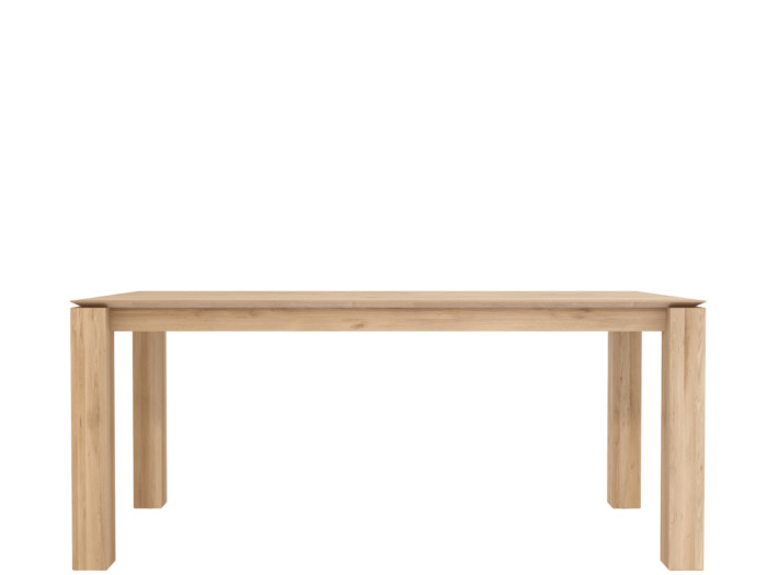 50573 Oak Slice dining table f