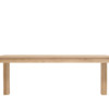 50574 Oak Slice dining table f