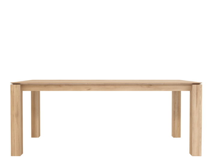 50574 Oak Slice dining table f