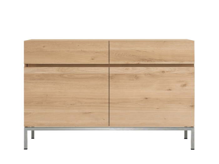 50949 Oak Ligna sideboard 2 opening doors 2 drawers f