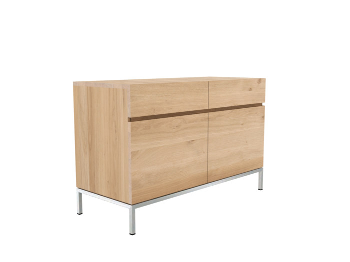 50949 Oak Ligna sideboard 2 opening doors 2 drawers p