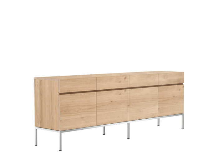 50951 Oak Ligna sideboard 4 opening doors 4 drawers p