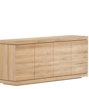 51391 Oak Burger sideboard 4 opening doors p