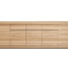 51393 Oak Burger Sideboard 5 Doors 3 Drawers F