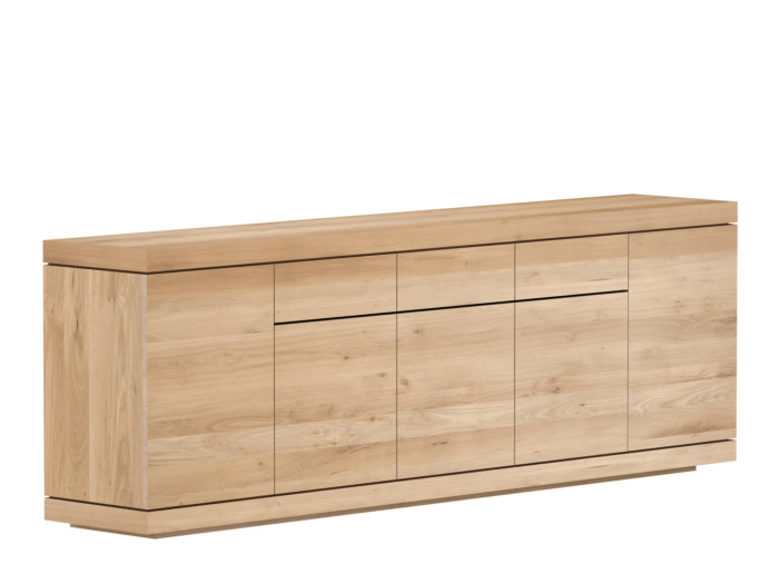 51393 Oak Burger sideboard 5 doors 3 drawers p