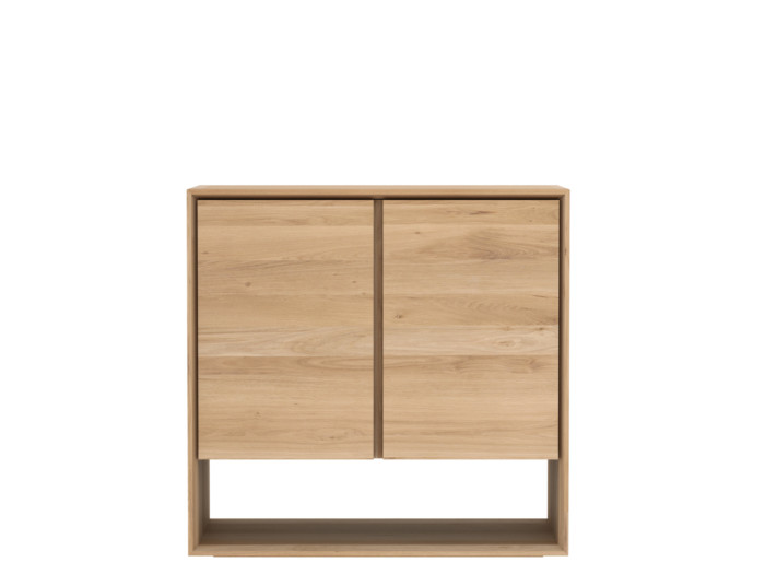 51436 Oak Nordic sideboard 2 opening doors f