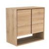 51436 Oak Nordic sideboard 2 opening doors p