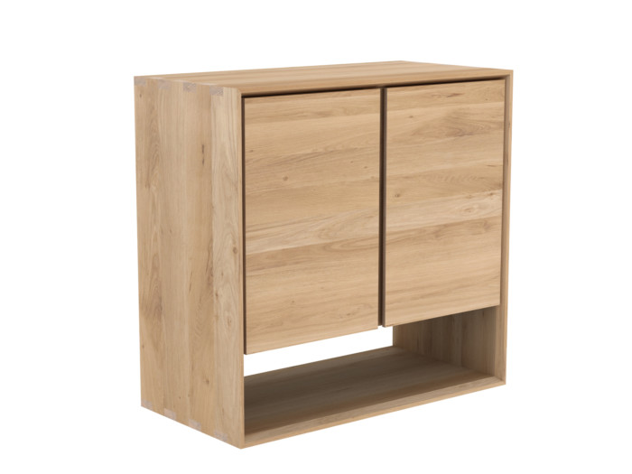 51436 Oak Nordic sideboard 2 opening doors p