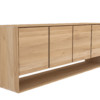 51438 Oak Nordic sideboard 4 opening doors p