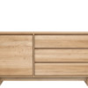 51450 Oak Wave sideboard 1 opening door 3 drawers f