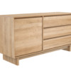 51450 Oak Wave sideboard 1 opening door 3 drawers p