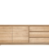 51451 Oak Wave sideboard 2 opening doors 3 drawers f