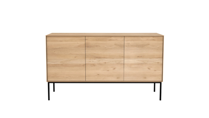 51464 Oak Whitebird sideboard 3 opening doors f scaled