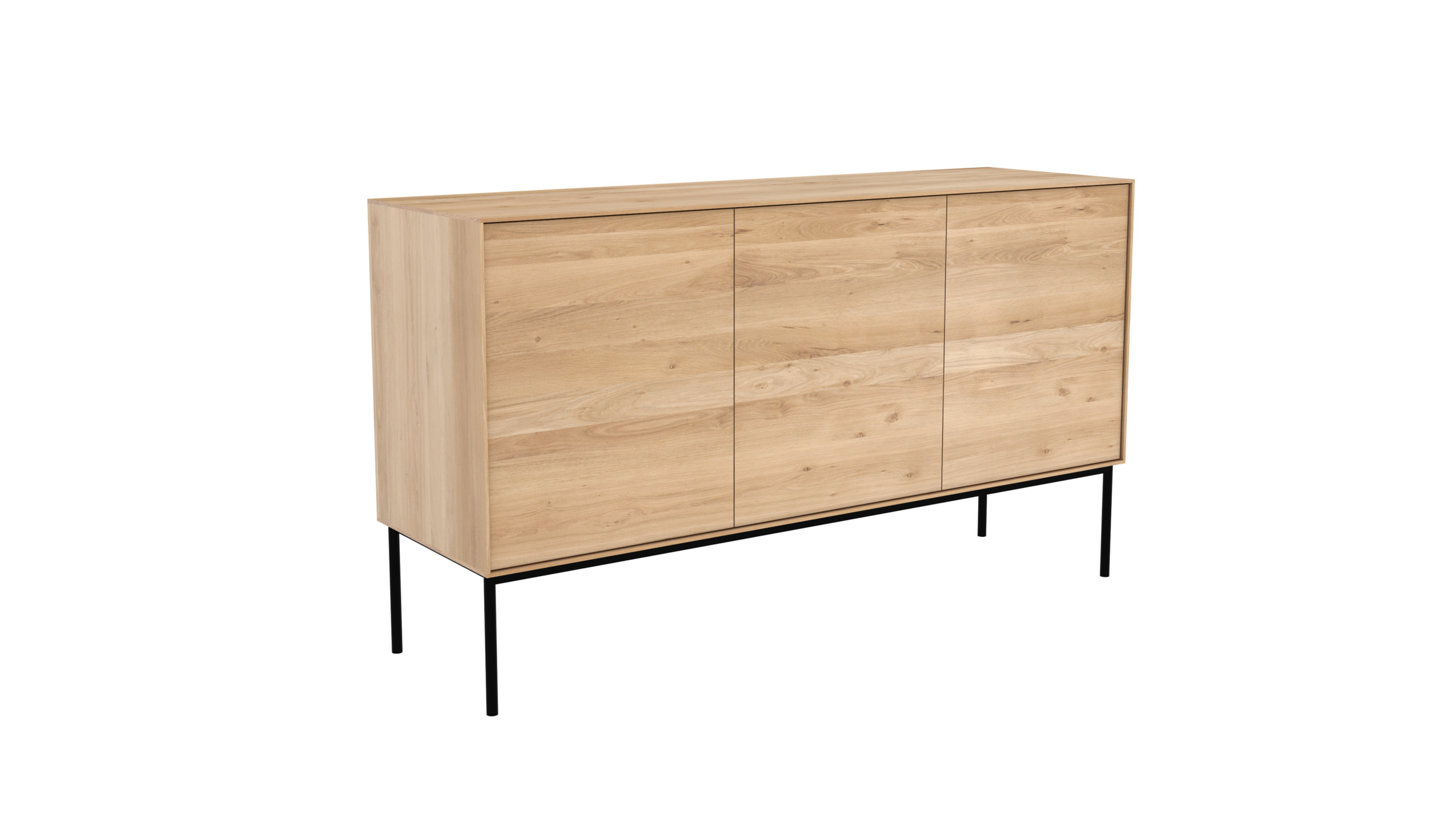 51464 Oak Whitebird sideboard 3 opening doors p scaled