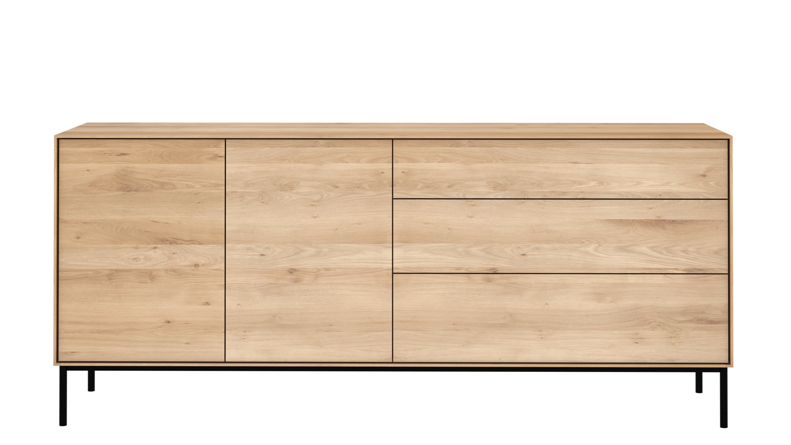 51468 Oak Whitebird sideboard 2 doors 3 drawers f scaled