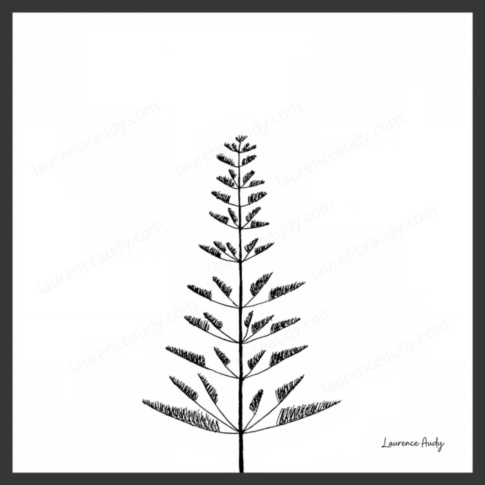 NB ARBRE 08 CARRE filigrane kawaï noire