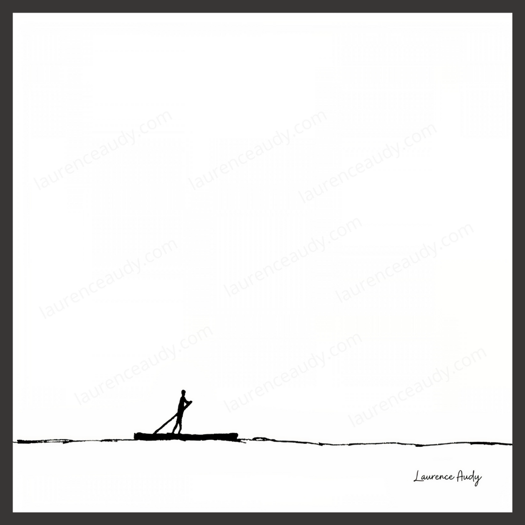 NB PADDLE 01 CARRE filigrane kawaï noire NB PADDLE 01 CARRE filigrane kawaï noire