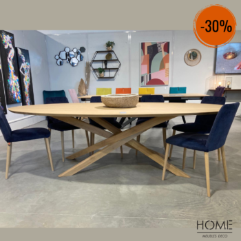 table mikado ovale chene ethnicraft home ancenis