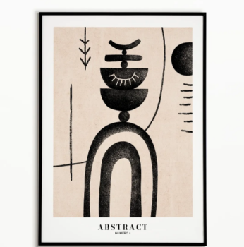 Affiche Abstract 01 Matcha Home Stgereon 1