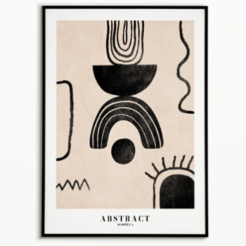 Affiche Abstract 02 Matcha Home Stgereon 1