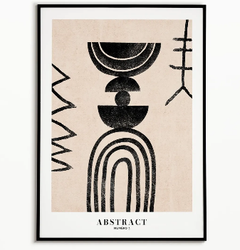 Affiche Abstract 03 Matcha Home Stgereon 1