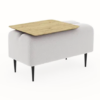 Pouf Monroe 1place Moonap Fama Home Stgereon Aurora02 Table Chene