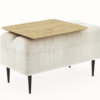 Pouf Monroe 1place Moonap Fama Home Stgereon Lyon109 Table Chene
