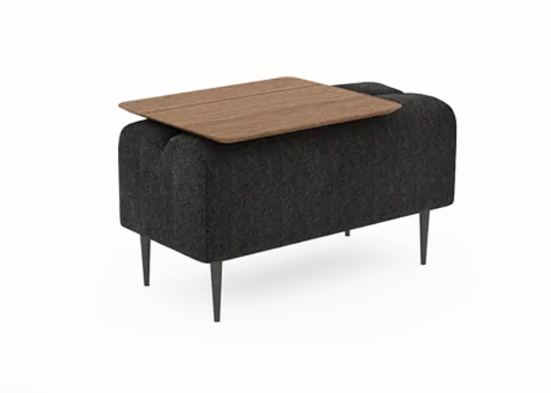 Pouf Monroe 1place Moonap Fama Home Stgereon Lyon66 Table Noyer